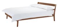 Habitat Tatsuma Kingsize Wooden Bed Frame - Walnut Stain