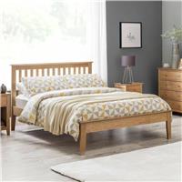 Julian Bowen Salerno Shaker Single Bedframe - Oak