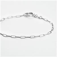 Revere 925 Sterling Silver Charm Link Bracelet