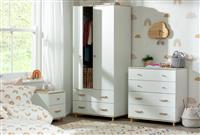 Habitat Melby 3 Piece 2 Door Wardrobe Set - White