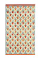 Habitat Octo Flatweave Cotton Rug - Blue - 80x130cm