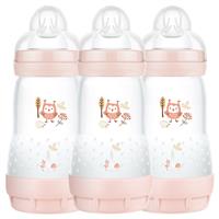 MAM Easy Start Anti-Colic 260ml Baby Bottle 3 Pack - Lilac