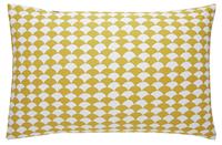 Habitat Scallop Cotton Standard Pillowcase Pair - Mustard