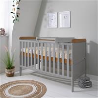 Tutti Bambini Rio Cot Bed Changer and Mattress - Grey