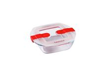 Pyrex Cook & Heat 0.35 Litre Square Glass Dish