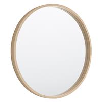 Habitat Maple Veneer Round Wall Mirror - 63x63cm