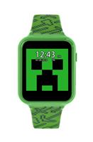 Minecraft Kids Green Silicone Strap Interactive Watch