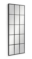 Habitat Black Window Full Length Wall Mirror - 140x60cm