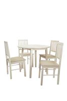 Argos Home Kendal Solid Wood Extending Table & 4 Chairs