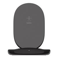 Belkin 15W Wireless Charger Stand with Plug - Black