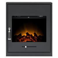 Adam Oslo 2kW Electric Inset Stove - Black