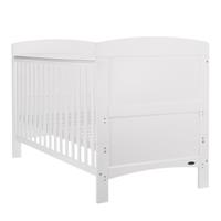 Obaby Grace Cot Bed with Mattress - White