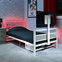 X Rocker BaseCamp TV and Gaming Bed & Kids Mattress - White