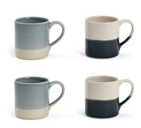 Habitat Artisan Set of 4 Mugs - Blue