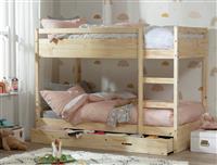 Habitat Rico Bunk Bed, Drawer & 2 Kids Mattresses - Pine