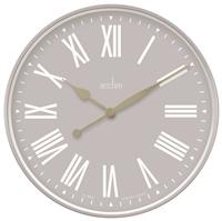 Acctim Northfield 50cm Wall Clock - Taupe