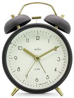 Acctim Aksel Double Bell Alarm Clock Black