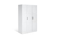 Habitat Munich Panelled 3 Door Wardrobe - White