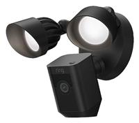 Ring Floodlight Wired Plus Cam Security Camera CCTV - Black