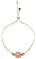 Radley 18ct Rose Gold Plated Silver Disc Friendship Bracelet