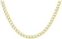 Revere 9ct Yellow Gold Italian Diamond Cut Chain