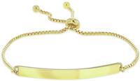 Revere 18ct Gold Plated Personalised ID Bracelet