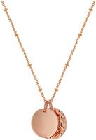 Revere 18ct Rose Gold Plated Silver Personalised Necklace