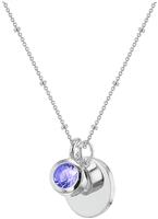 Revere Sterling Silver Personalised Pendant - June