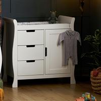 Obaby Stamford Sleigh Changing Unit - White