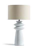 Habitat Astraeus Ceramic Table Lamp - White & Cream