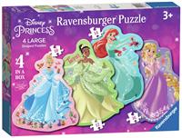 Disney Princess 4 Large Shaped Jigsaw Puzzle