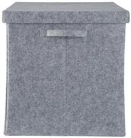 Habitat Square 40cm Felt Storage Box with Lid