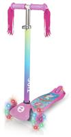 Zinc Safari Unicorn Light Up 3 Wheel Scooter