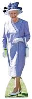 Star Cutouts Queen Elizabeth 2 Lilac Cardboard Cutout
