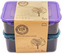 Lock & Lock Eco Set of 2 Food Storage Containers