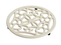 Habitat Cast Iron Trivet - Cream