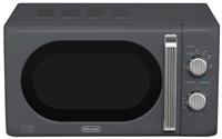 De'Longhi Argento Flora 800W Standard Microwave - Grey