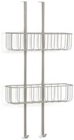 Argos Home Over Door Double Shower Caddy - Grey