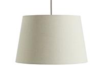 Habitat 40cm Textured Taper Shade - Biscuit