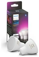 Philips Hue GU10 Colour Smart Bulb With Bluetooth - 2 Pack