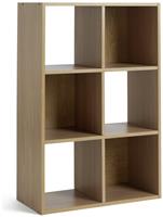 Argos Home Squares 6 Cube Storage Unit - Oak Effect