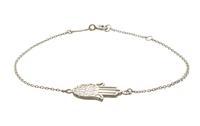 Revere Sterling Silver Hamsa Hand Charm Bracelet