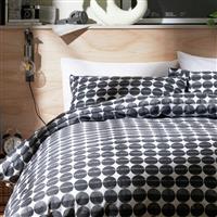 Habitat Industrial Spot Black & White Bedding Set - Double