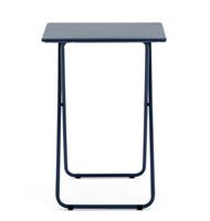 Habitat Airo Metal Folding Side Table - Blue