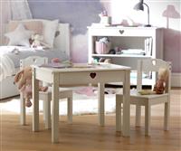 Argos Home Mia Kids Table & 2 Chairs - White