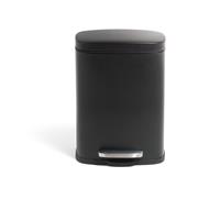 Argos Home 5 Litre Rectangular Bin - Black