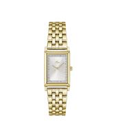 Lacoste Catherine Silver Dial Yellow Gold Plated Bracelet Watch