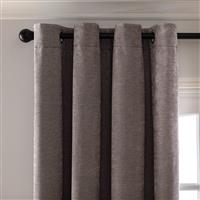 Habitat Plain Chenille Blackout Lined Curtain - Grey