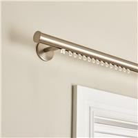 Argos Home Chrome Curtain Track - 150cm