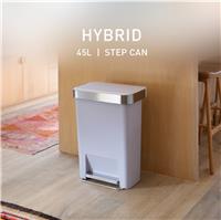 Simplehuman 45 Litre Hybrid Pedal Bin - Lilac